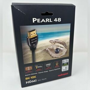 Open Box AudioQuest Pearl 48 HDMI Cable 16.4 ft